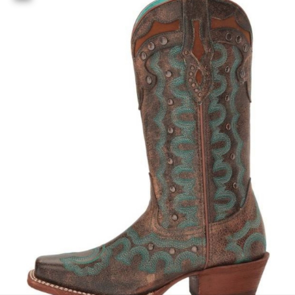 Justin Women's Marino Western Boot | Chocolate Sz 9 L4360 EUC - Picture 12 of 16